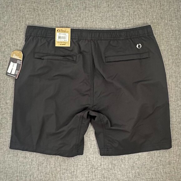 NEW! The American Outdoorsman Mens‎ Shorts XL Black Drawstring Pockets $60 - Picture 6 of 10
